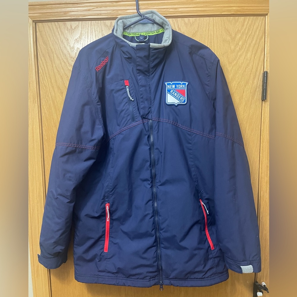 Reebok Center Ice New York Rangers jacket. Men’s large
